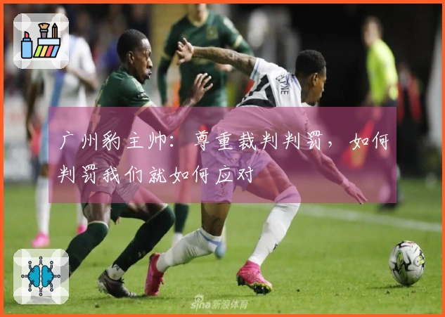 广州豹主帅：尊重裁判判罚，如何判罚我们就如何应对
